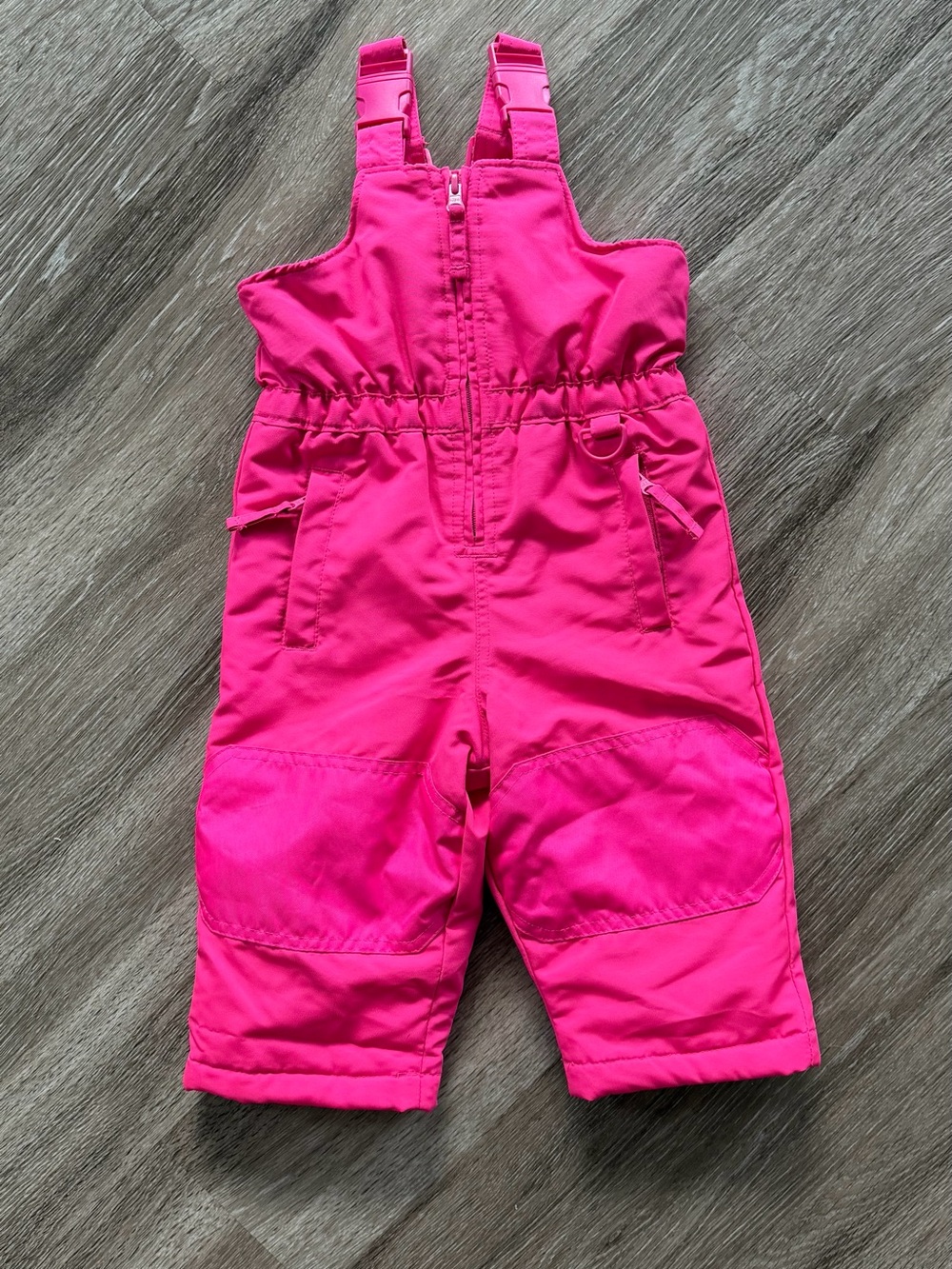 Snow Bib 18 months Neon Pink Snow Pants Overalls Snowsuit